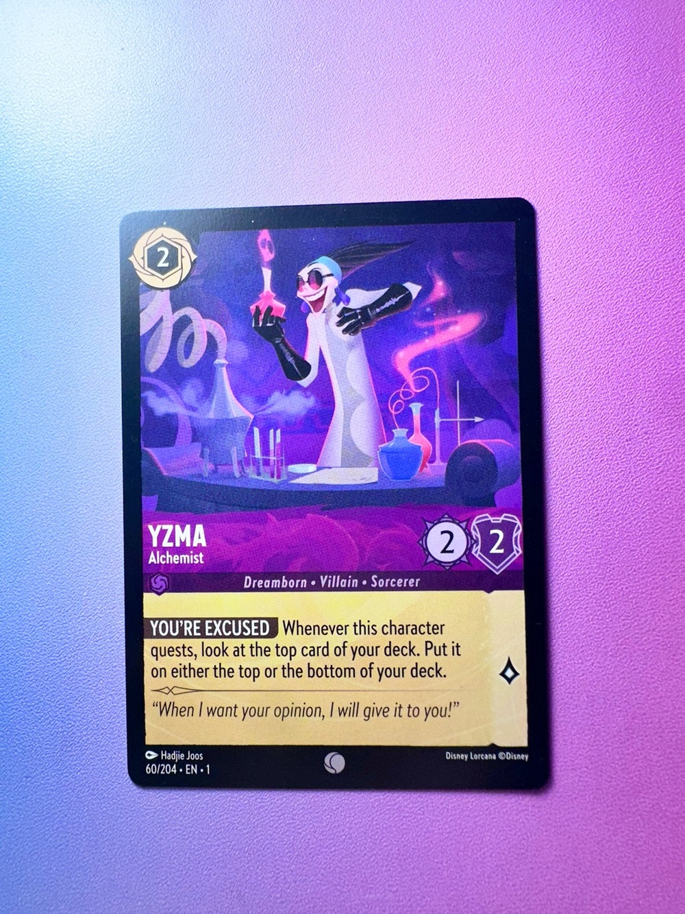 yzma [emperors new groove] - 60/204 (common) — lorcana: first chapter